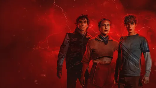 Mike, Eleven and Will from Stranger Things